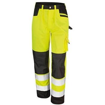 Pantalon Cargo Safe Guard Flo Yellow 31-35 Homme