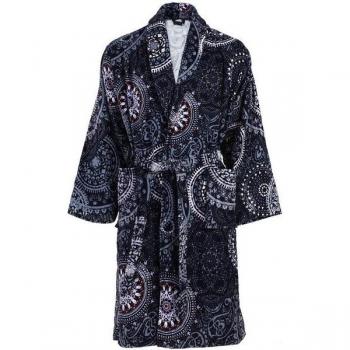 Peignoir de Bain Luxe Coton Bleu S