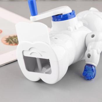 Robot Cartoon Hand-cranking Pencil Sharpener for School Supplies