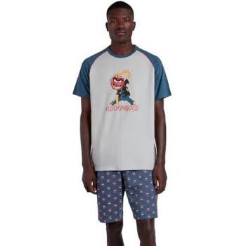 Pijama Azul Hombre Punto Disney