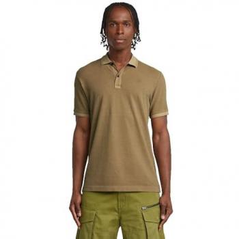 Polo G‑Star A Maniche Corte Dunda Overdyed Slim Safari GD L