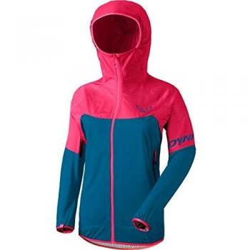 DYNAFIT W Transalper Light 3L Damen‑Jacke – Blau/Pink Colorblock, Größe 36, Lipstick