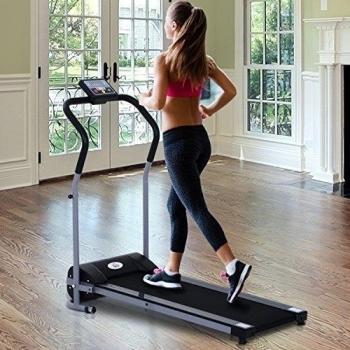 Cinta de Correr Homcom con Pantalla LCD y Botón de Emergencia