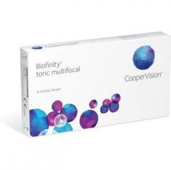 Lentilles de contact Biofinity Toriques Multifocales CooperVision (6 lentilles)