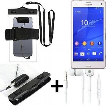 Estuche estanco para Sony Xperia Z3 Compact con acceso a auriculares