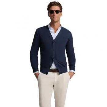 Abrigo Ligero Azul Marino para Hombre Silbon