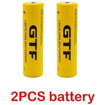 Batterie 18650 lithium-ion 3,7 V 9900 mAh avec chargeur USB