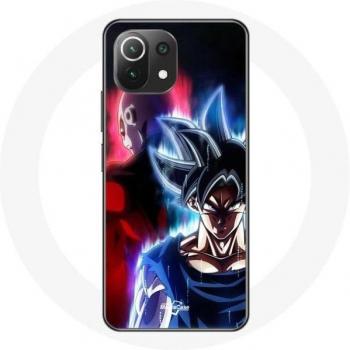 Case per Xiaomi Mi 11 Lite Anime Dragon Ball Goku e Jiren