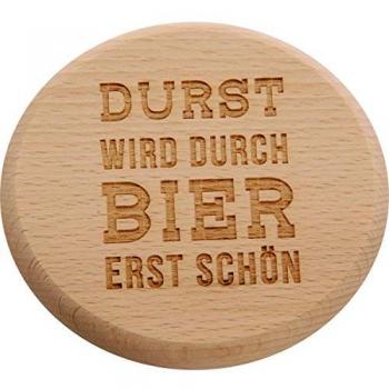 Glasabdecker Bier ist die Antwort