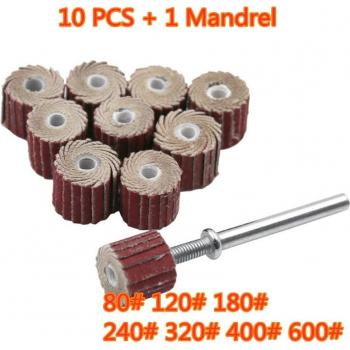 Dremel 10PC Sanding and Polishing Wheel Accessories