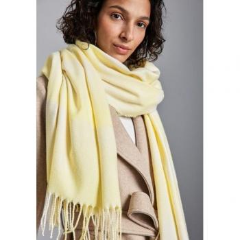 Écharpe à carreaux jaune, taille unique – Street One femme