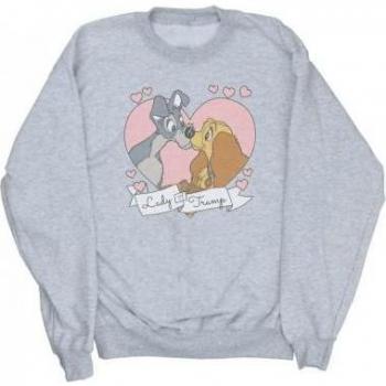 Felpa Donna Disney Amore Lady e il Vagabondo