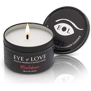 EYE OF LOVE Parfum Éveillant Bougie de Massage Aplomb pour Homme 150 ml