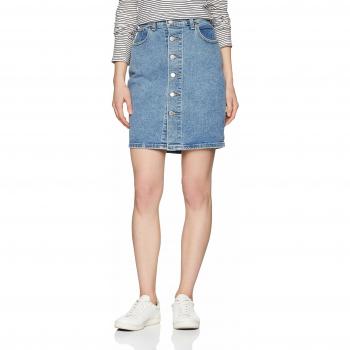 Levi's Falda Azul Button Thru Mom para Mujer
