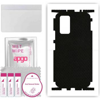 Autocollant apgo pour protection arrière et latérale compatible avec Xiaomi Redmi Note 10 Pro, film intégral, vinyle