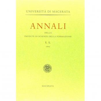 Annali della Facoltà di scienze della formazione dell'Università di Macerata