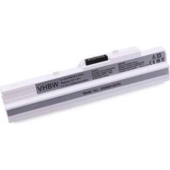 Batterie de remplacement vhbw pour Medion Akoya Mini E1210/E1212/1210 (2200mAh, 11,1V)