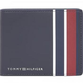 Portafoglio Mini Tommy Hilfiger Th Corp Uomo Blu