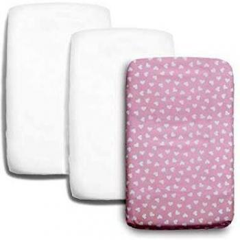 Draps Housse 70x140 cm + Alèse Imperméable pour lit d'enfant