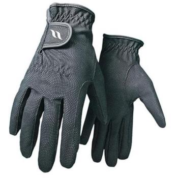 Gloves d’équitation Back on Track avec doublure – Noir
