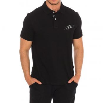 Plein Sport Black Cotton Polo Shirt for Men