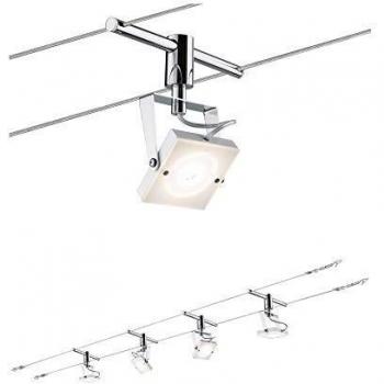 Hängeleuchte Meta 94079 – Seilsystem Warmweiß, 4×5 W LED