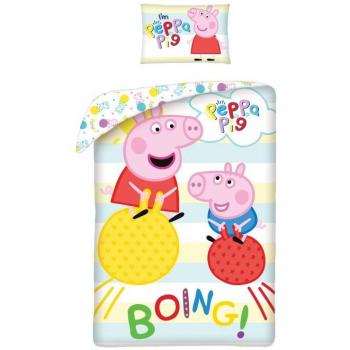 Lenzuola Peppa Pig 140x200 in Cotone Fiaba