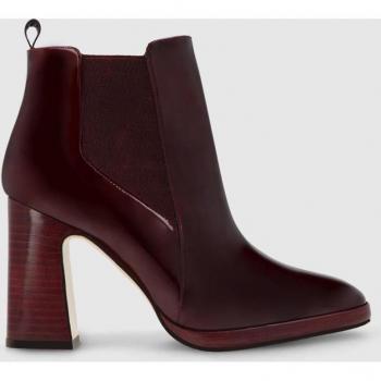 Botines de mujer Lodi en charol burdeos