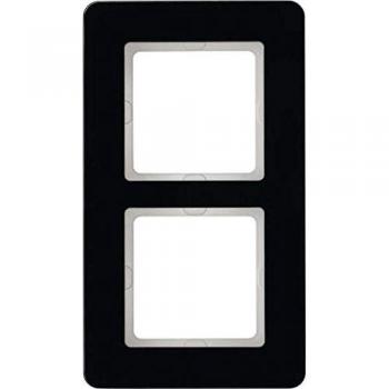 Marco 2E Abdeckrahmen cristal negro