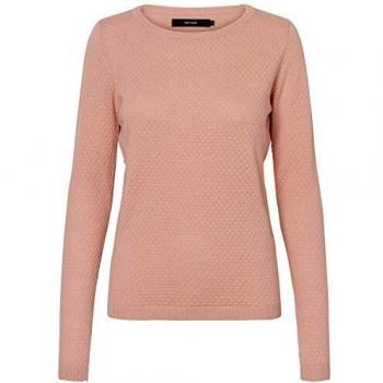 Vero Moda Strickpullover aus reiner Baumwolle mit Rundhalsausschnitt Modell 'CARE', Größe XS