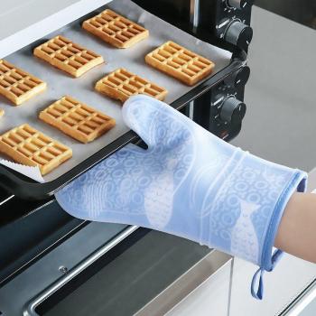 Guantes de Silicona para Horno, Antideslizantes y Gruesos, 1 Unidad