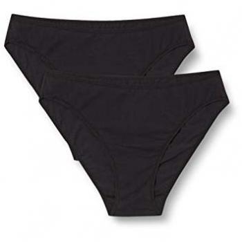 Playtex Slips P0A8S-001, Baumwolle, Schwarz, M