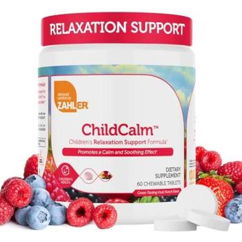 Magnesium Relaxation Tablets for Children – 60 Fruit Punch (Zahler)