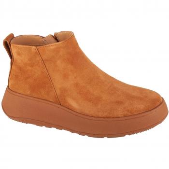 UK 7 FitFlop F‑Mode Brown Lace‑Up Ankle Boot