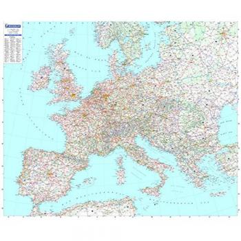 Europa Planoposter: mit Leiste