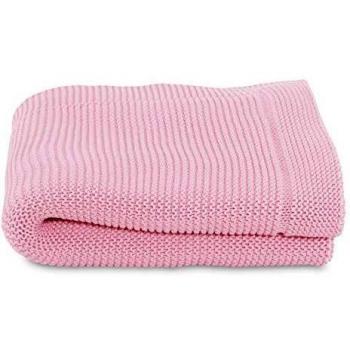 Chicco Pink Strickdecke für Kleinkinder – Leichte Bettdecke