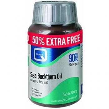 Quest Sea Buckthorn Oil Omega 7 Fatty Acid 90 Capsules