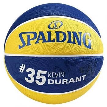 Spalding NBA Spieler Kevin Durant Größe 7 Basketball, gelb/blau