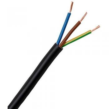 Câble électrique Kopp 3 x 1 mm² noir 10 m