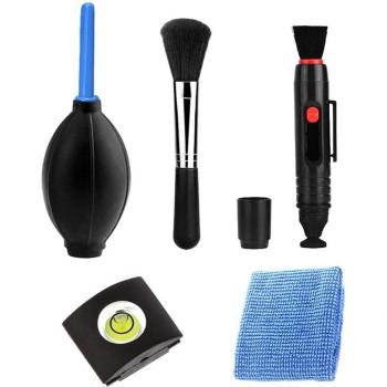 LimpioCam 5 en 1: Kit Completo de Polvo para Lentes Fotográficos