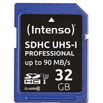 Intenso SDHC-Speicherkarte, UHS-I, 90 MB/s, 32 GB