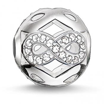 Thomas Sabo K0172-051-14 – Unendlichkeit Karma Beads für Frauen, 925 Sterling Silber