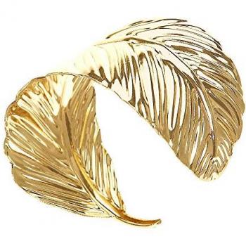 Braccialetto Elegante Foglia Dorata