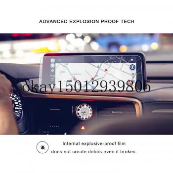 Lexus RX Hybrid 350 12.3In Touch Screen Protective Film HD Clear Tempered Glass