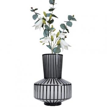 KARE Vase Roulette 31, schwarz, 31cm hoch
