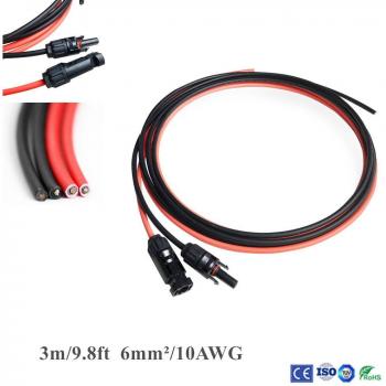 Boguang 3m Solar Panel Extension Cable with Male and Female Connectors
