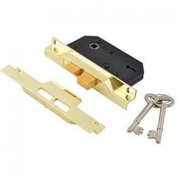 Union Locks 2242 2-Lever Mortice Rebated Sash Lock Electro 65.5mm