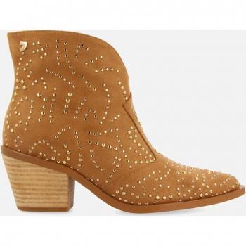 Botines Gioseppo Marrones con Detalles de Tachas para Mujer