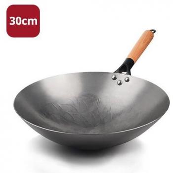 Chinesischer Gusseisen Wok 34CM
