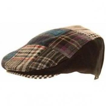 Cappello Uomo Lana Patchwork Invernale Nero 58cm